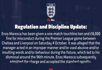 禁赛、罚款!切尔西遭重击,没有主帅或许更妙,马雷斯卡承认现实